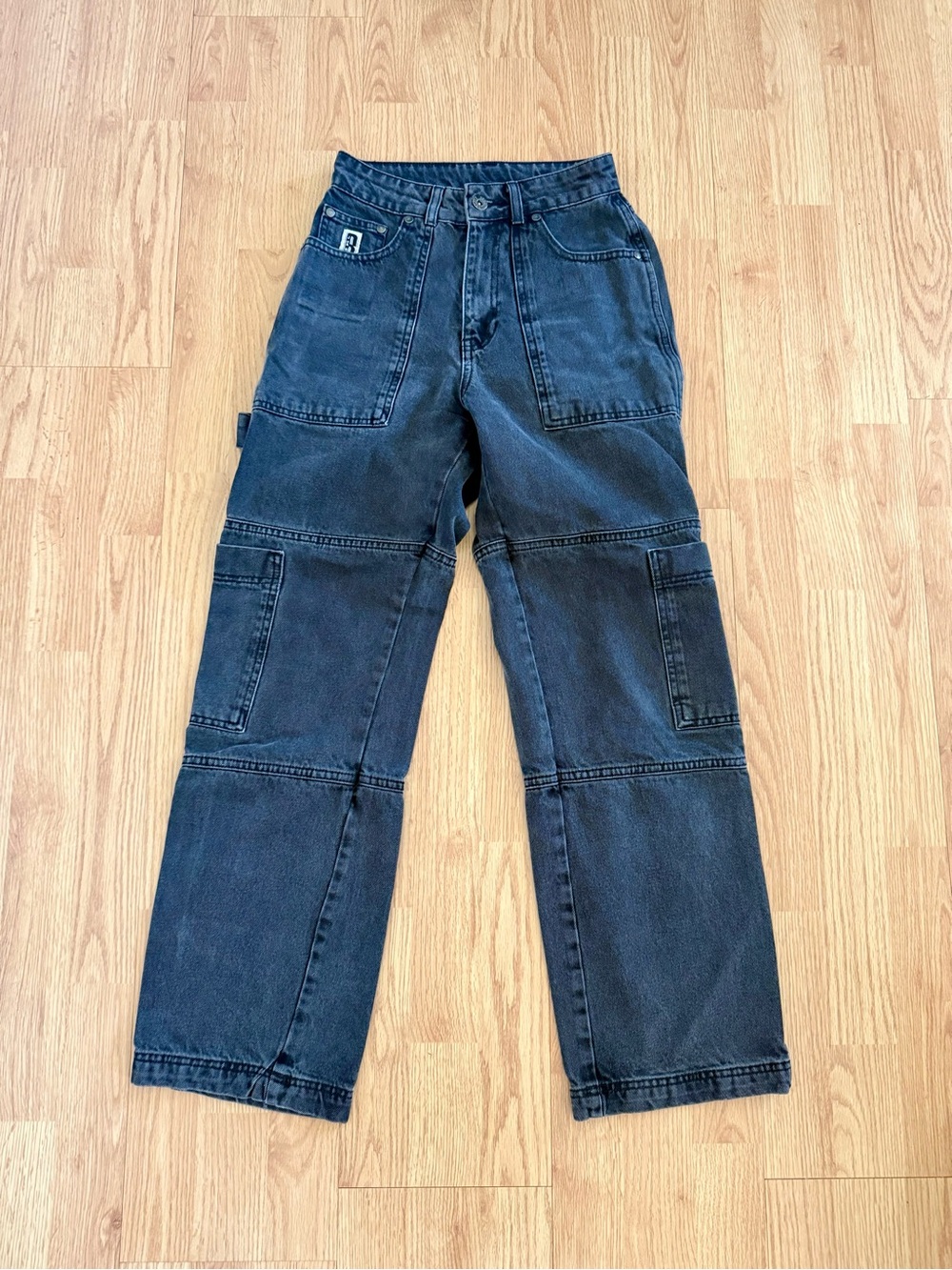 RAGGED PRIEST Women’s Black Carpenter Jeans - 24